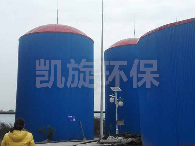 拼装罐安装现场